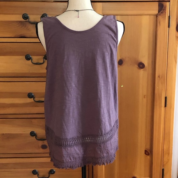 Sonoma, L, mauve, boho tank - Picture 3 of 4